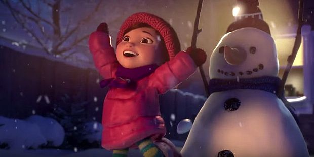 超治愈溫馨暖人動(dòng)畫《莉莉與她的雪人》